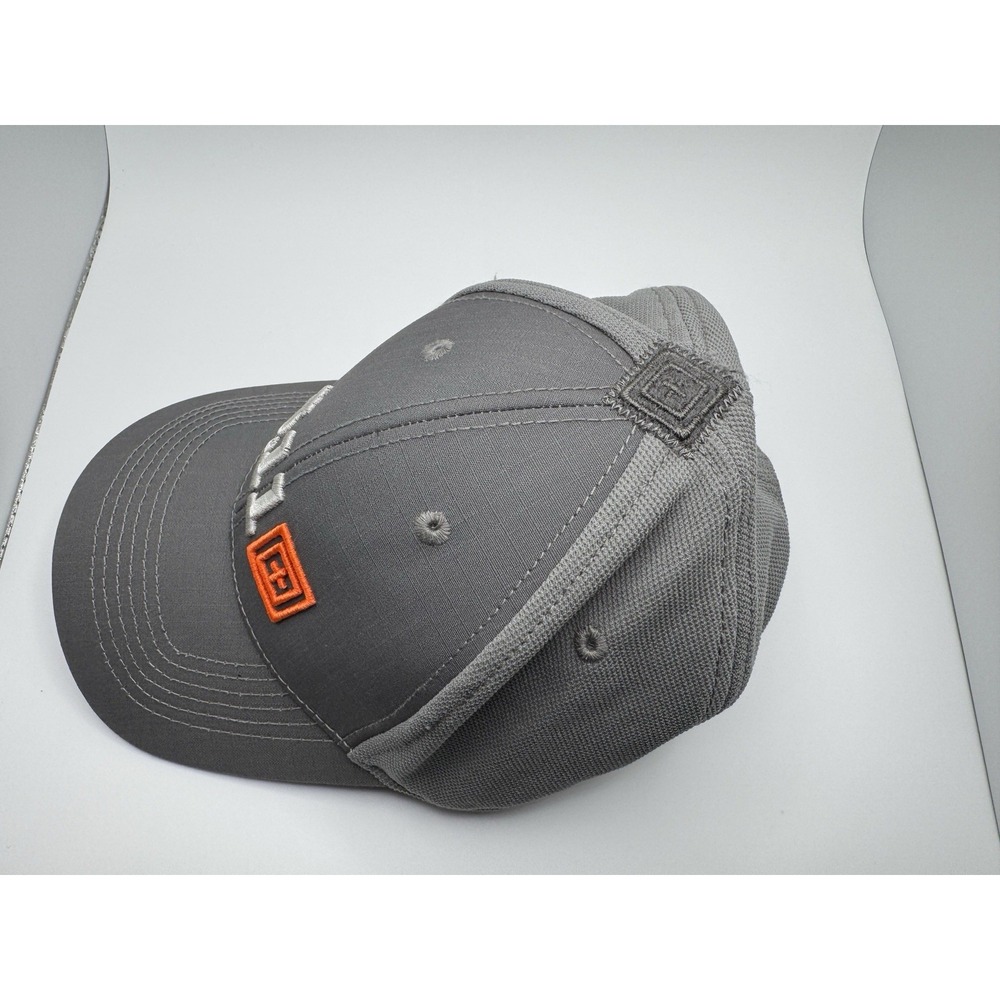 5.11 Tactical Adjustable Hat Cap Adult Gray Orange 2014 Outdoor Basic Mens - Picture 7 of 11